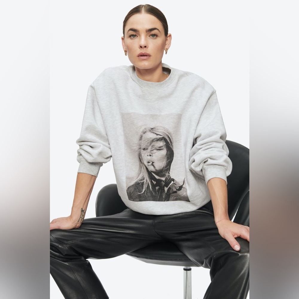 Anine Bing | Women’s Grey Melange Ramona Sweatshirt